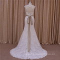 Schwüles handgemachtes Meerjungfrau Hochzeitskleid mit Gürtel